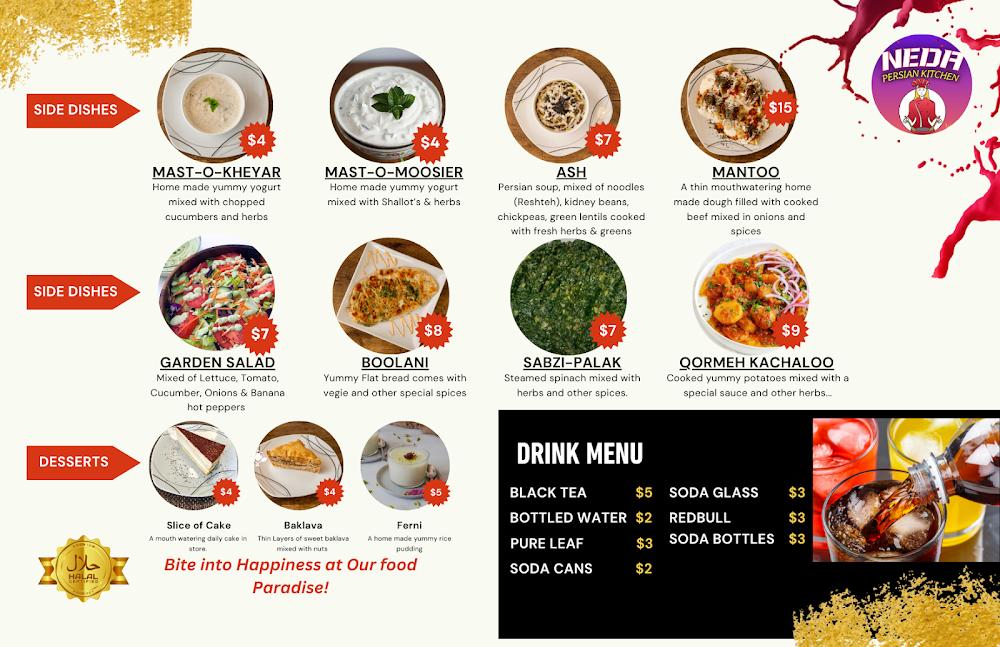 Neda Persian Kitchen Menu image 3